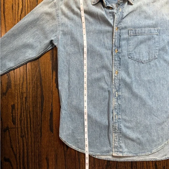 MOTHER, Denim Overshirt, One Size - Picture 9 of 10